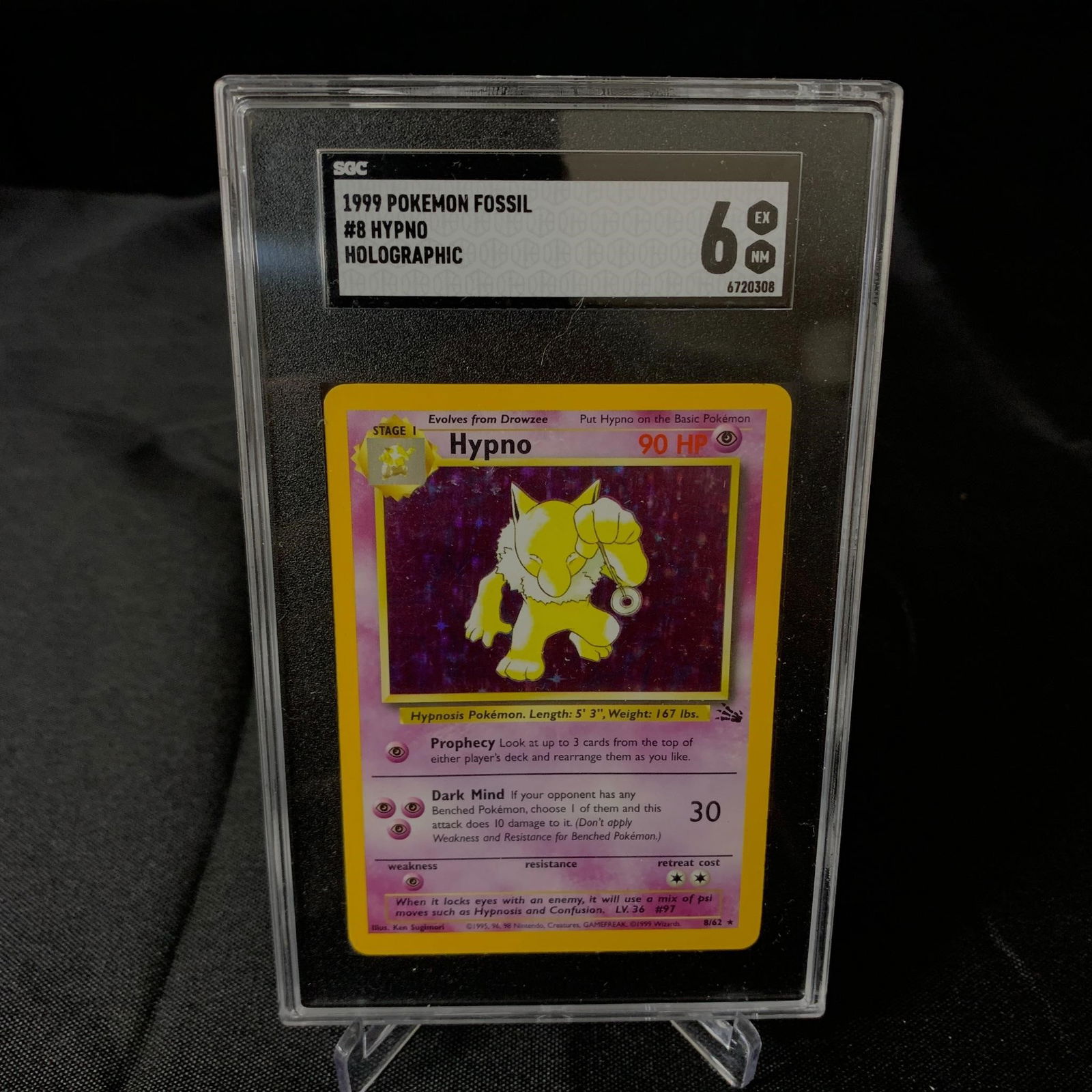 SGC 6 Hypno Holo Fossil (1 of 1)