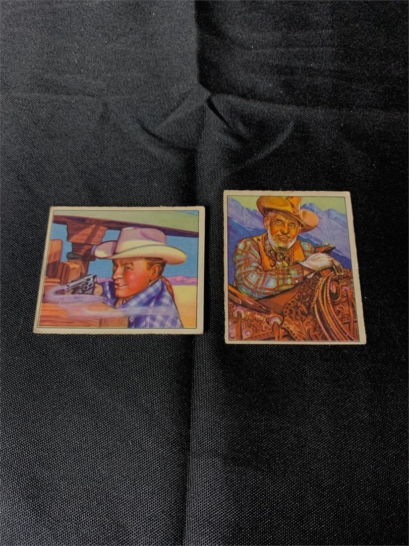1949 Bowman Wild West Cards: 1949 Bowman Wild West Trading Cards. We are a veteran owned company. Please look at the pictures carefully to determine what you believe the condition of collectible is. We are currently accepting con