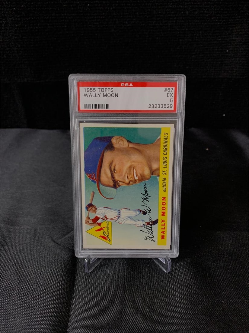 PSA 5 Wally Moon 1955 Topps (1 of 2)