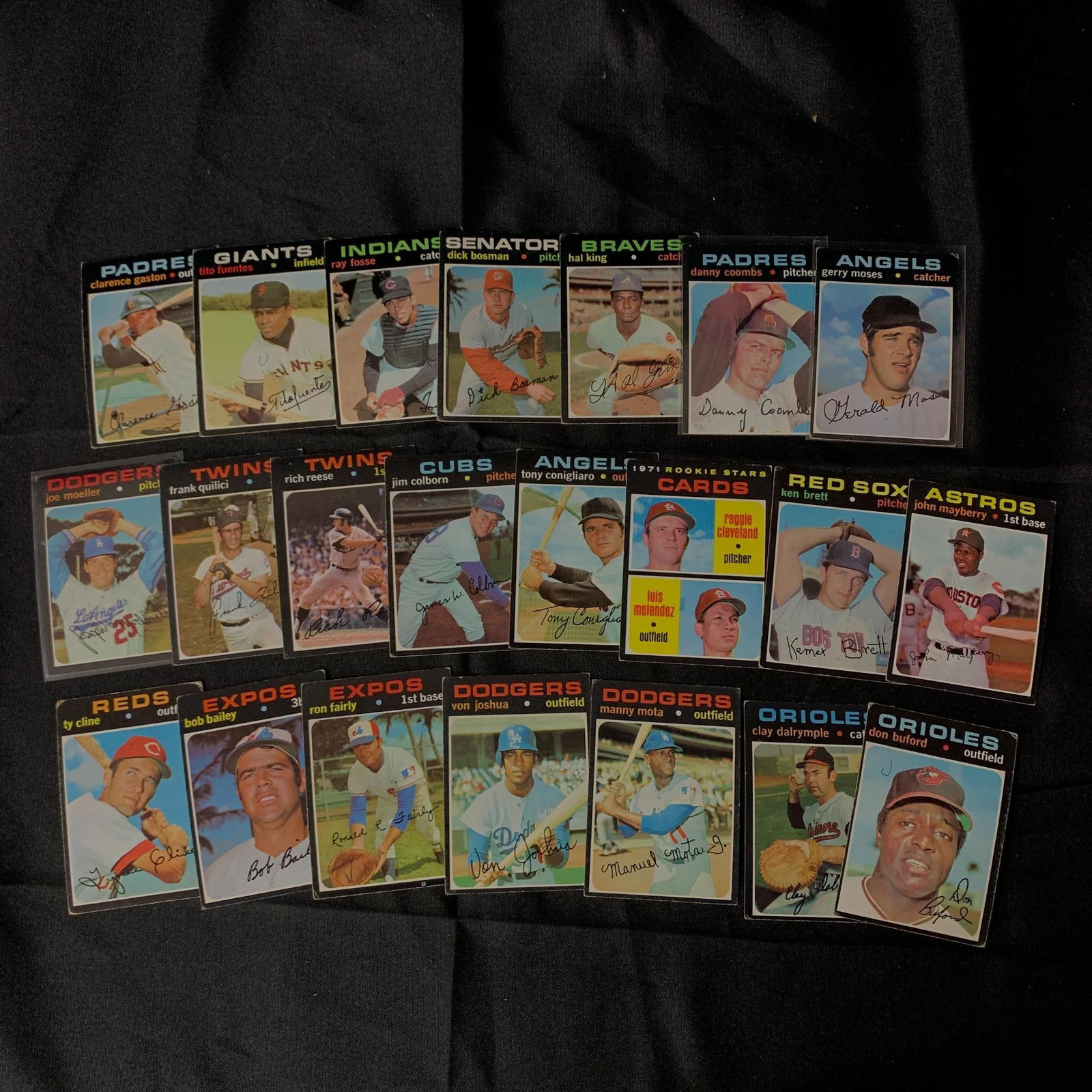 1971 Topps Baseball Cards, Rookie Star (1 of 2)