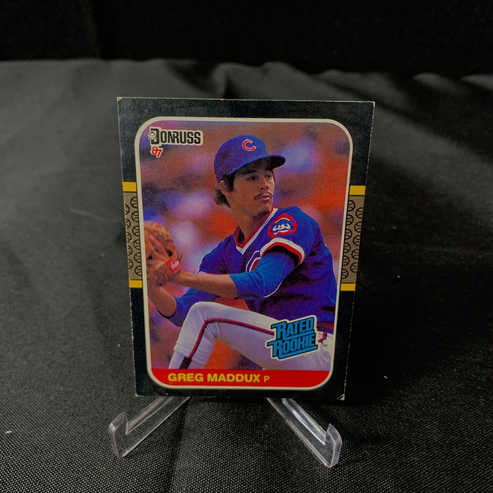 Greg Maddux Rookie Donruss Card (1 of 2)