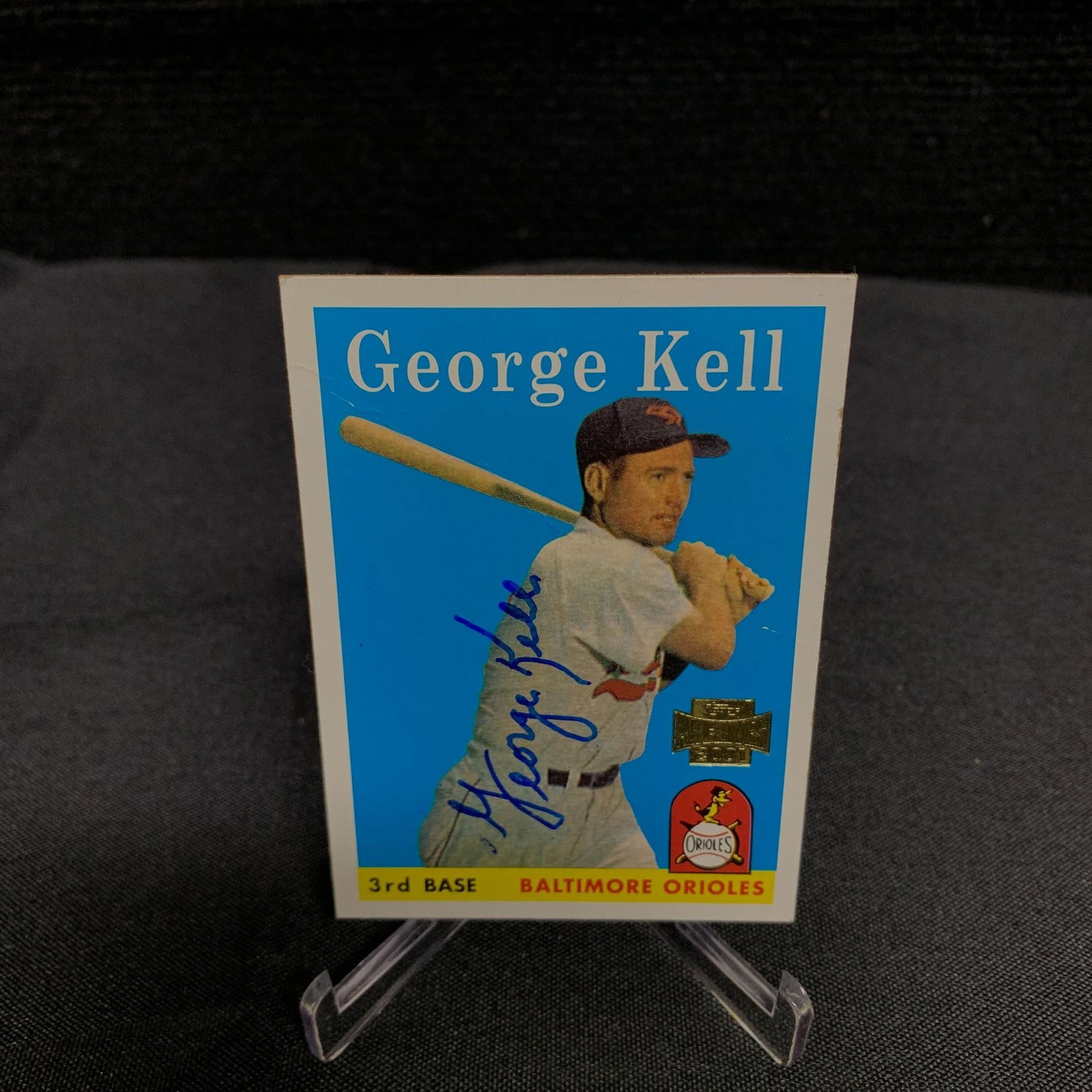George Kell Auto Card (1 of 3)