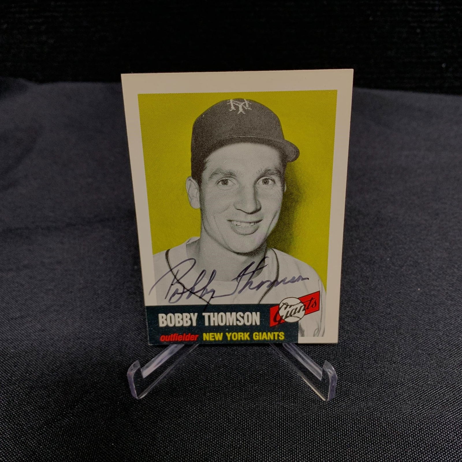 Bobby Thomson Auto Card (1 of 2)