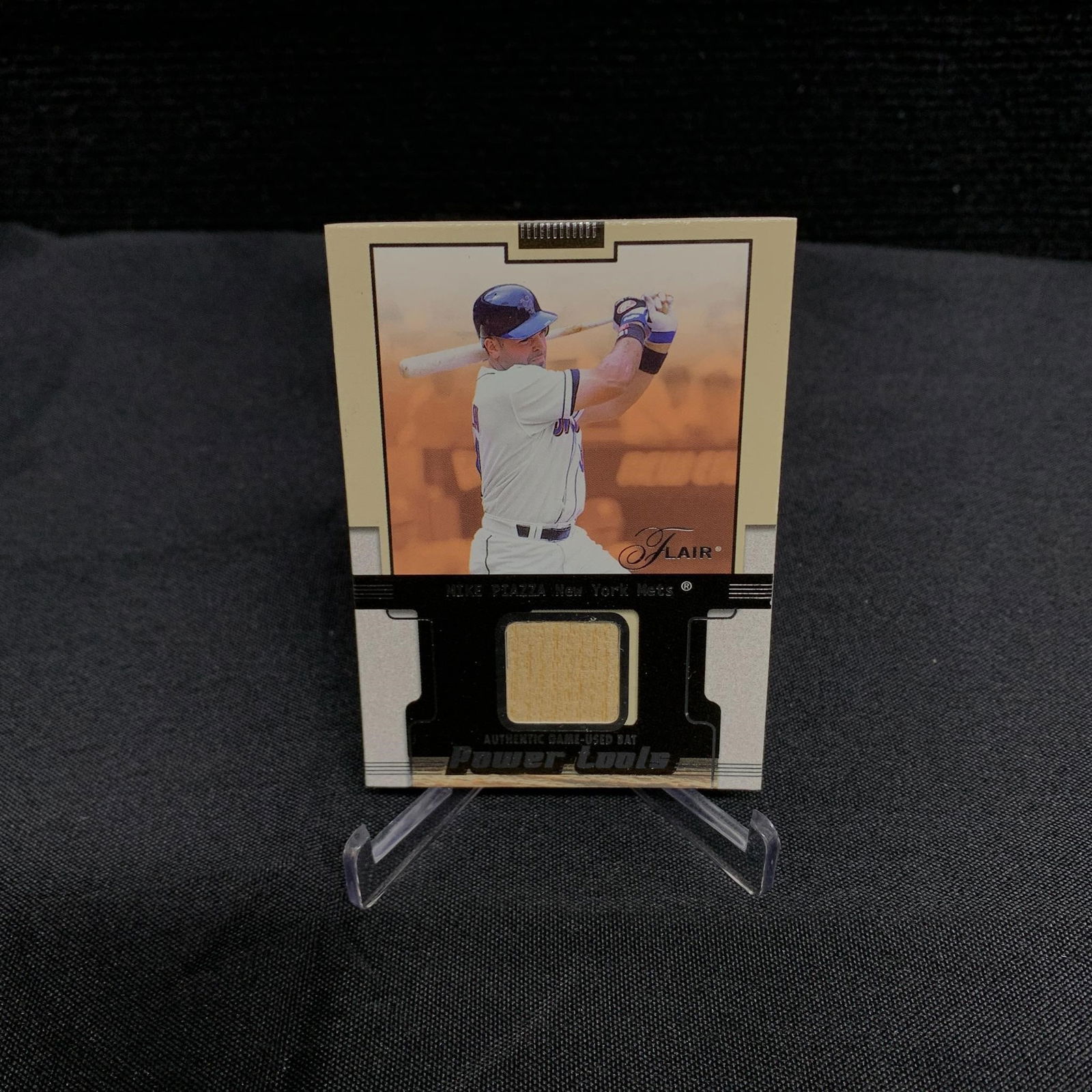 Mike Piazza Bat Card Fleer (1 of 2)