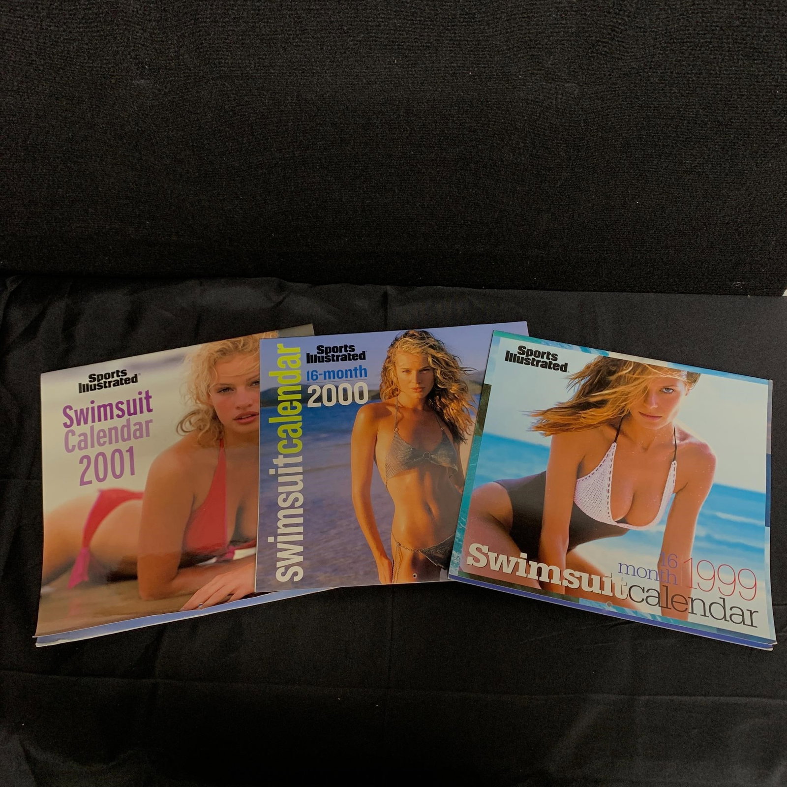 Sports Illustrated Swim Suit Calendars: Lot of 3 Sports Illustrated Swimsuit Calendars. We are a veteran owned company. Please look at the pictures carefully to determine what you believe the condition of collectible is. We are currently ac