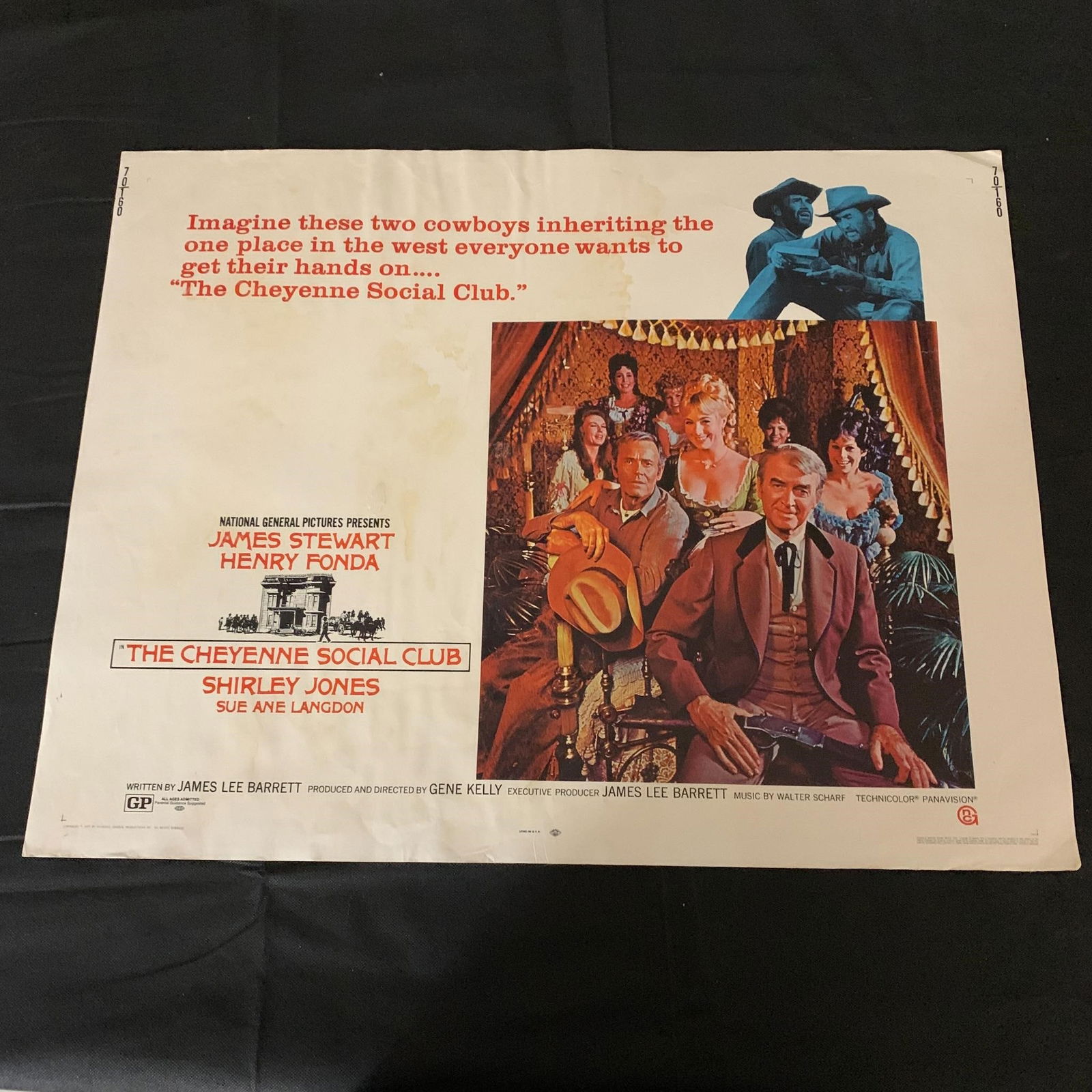 Cheyenne Social Club Original Movie Poster Single Owner (1 of 3)