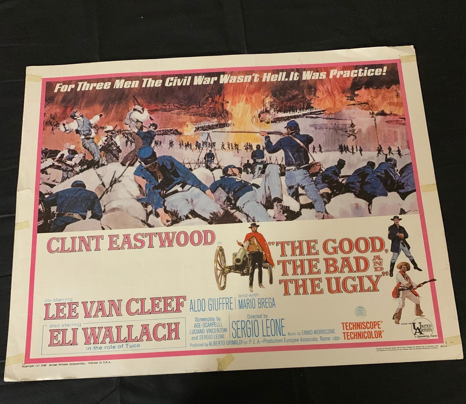 The Good The Bad and The Ugly Original Movie Poster (1 of 3)