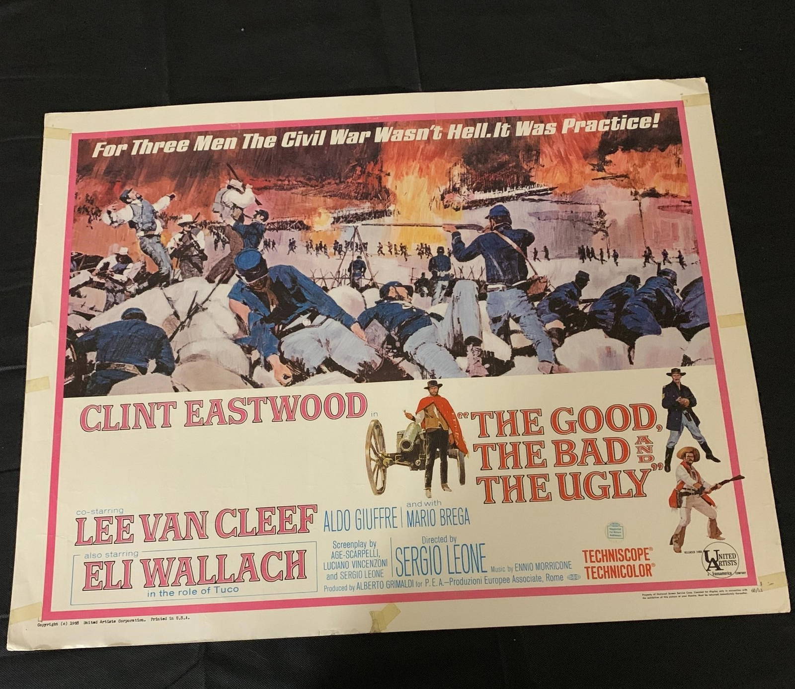 The Good The Bad And The Ugly Original Movie Poster Auction