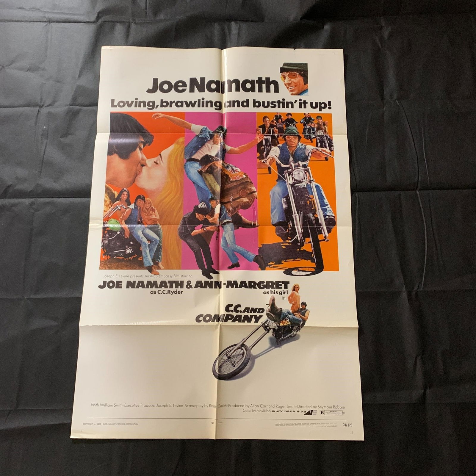CC and Company Original Movie Poster Joe Namath (1 of 4)