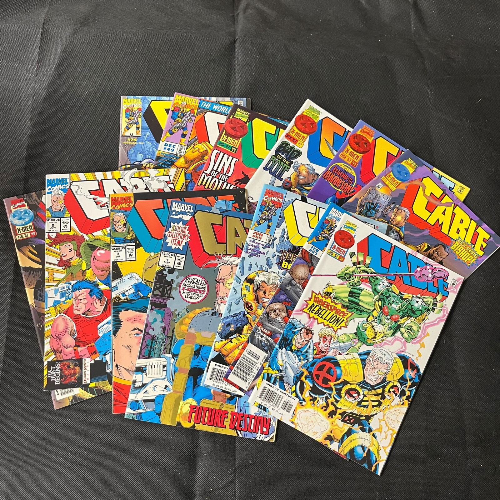 Cable Marvel Series Comic Lot (1 of 1)