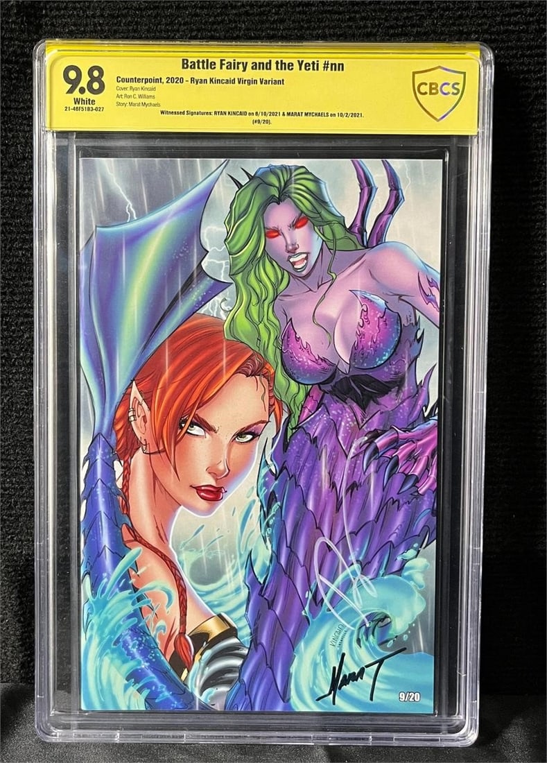Battle Fairy & Yetti Kincaid Virgin Signed #9/20 (1 of 1)