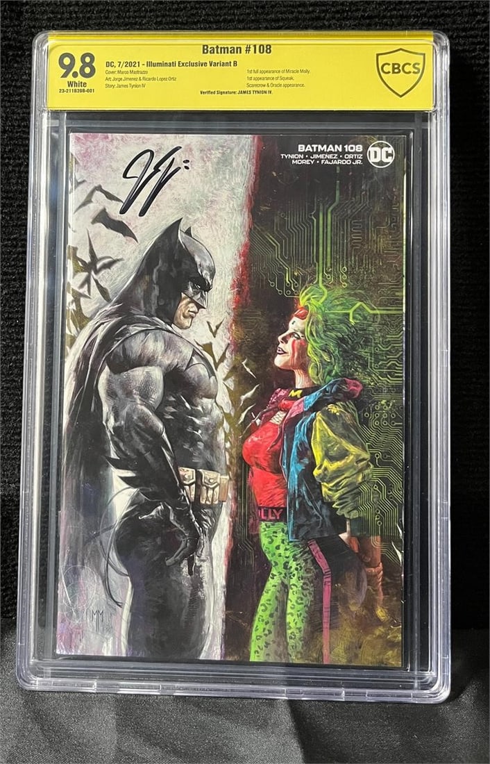 Batman 108 Illuminati Exl. Signed by James Tynion (1 of 1)