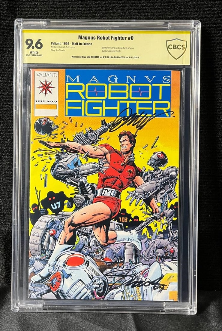 Magnus Robot Fighter #0 Signed by Shooter & Layton (1 of 1)