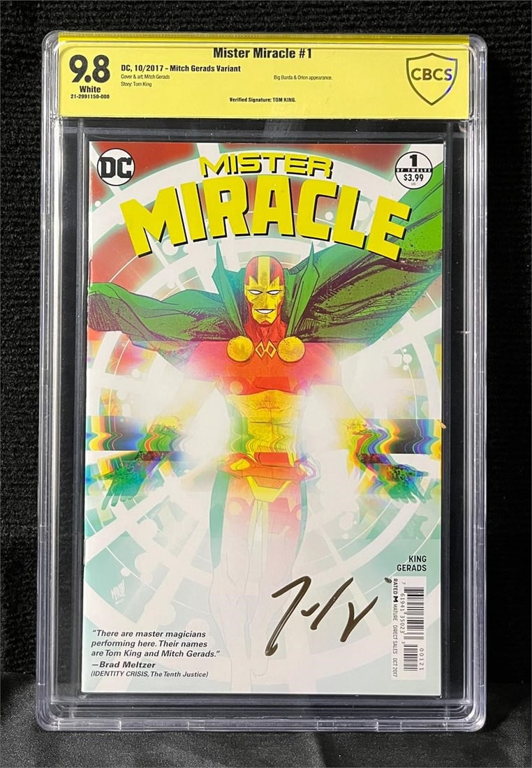 Mister Miracle 1 Gerads Variant Signed by Tom King (1 of 1)