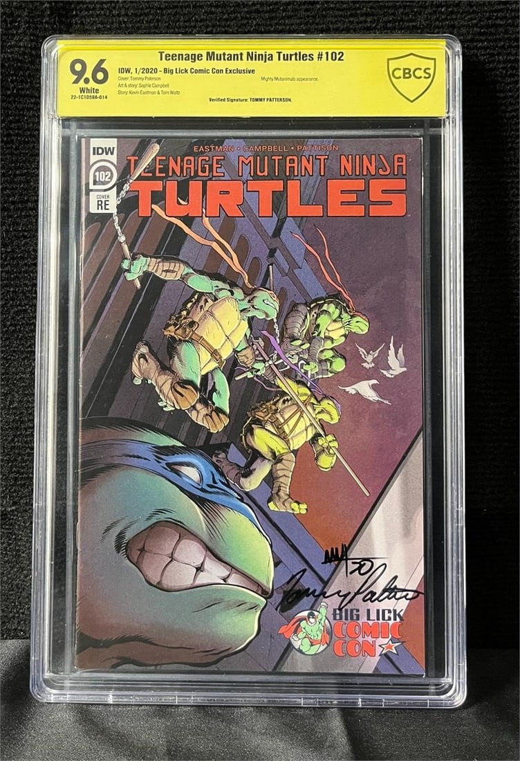 TMNT 102 BLCC Exclusive Signed by Tommy Patterson (1 of 1)