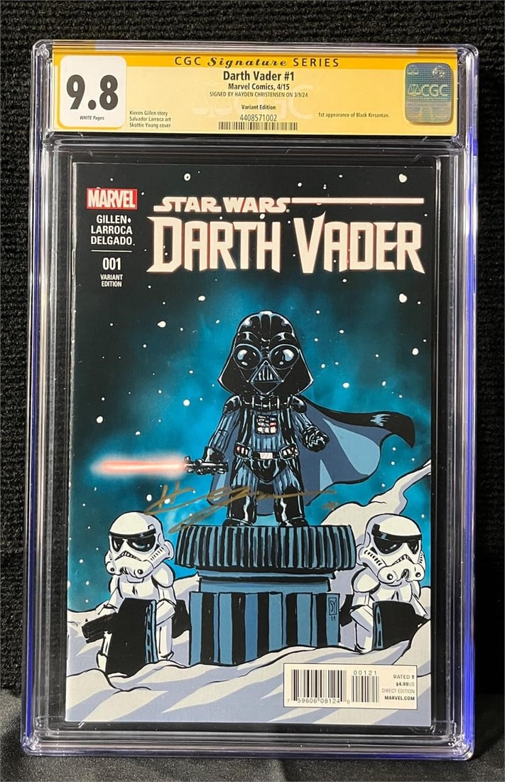 Star Wars Darth Vader 1 Young Variant Signed by Hyden Christensen (1 of 3)