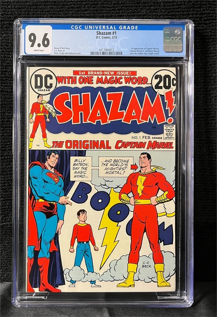 Shazam 1 CGC 9.6 (1 of 1)