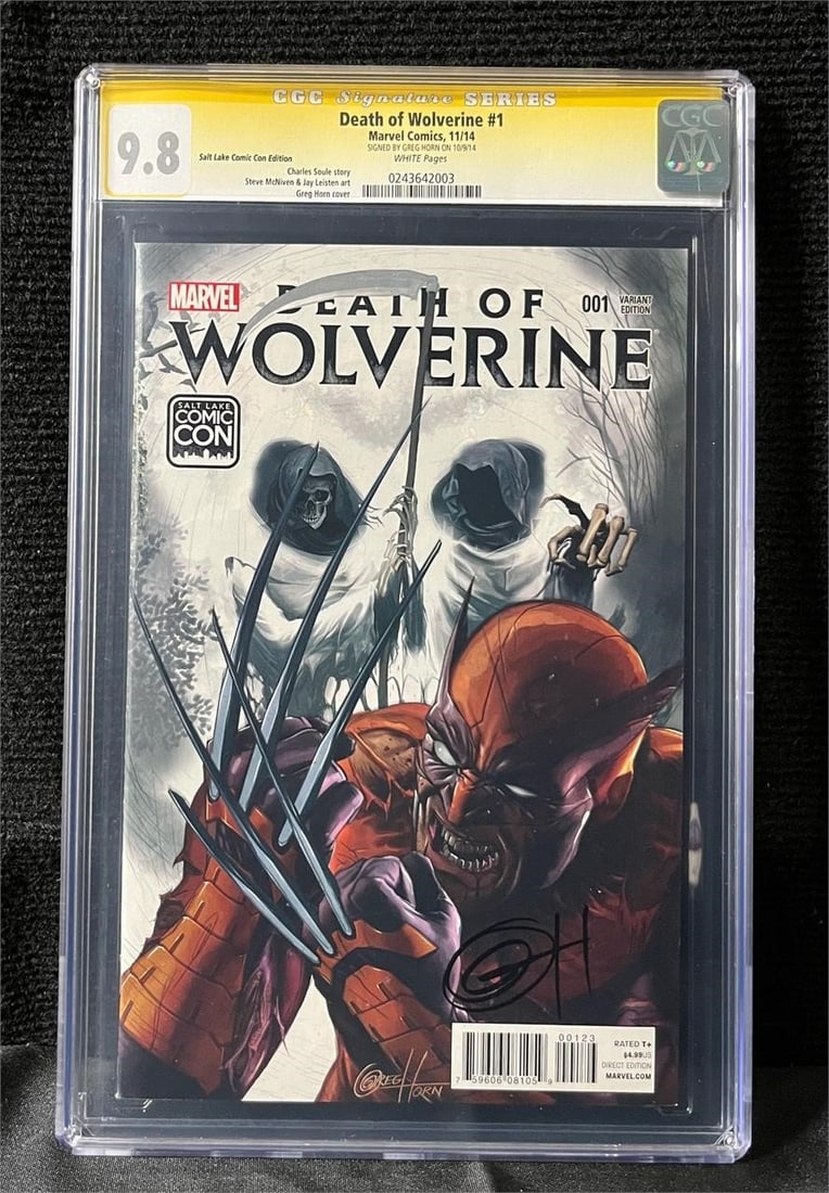 Death of Wolverine SLCCC Signed by Greg Horn (1 of 1)