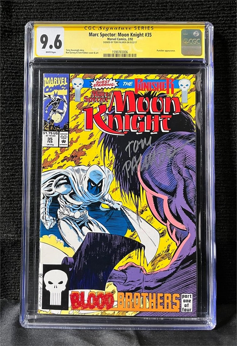 Marc Spector Moon Knight Signed by Tom Palmer (1 of 1)