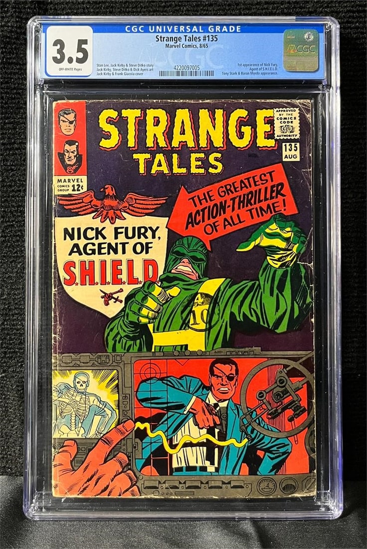 Strange Tales 135 CGC 3.5 1st app Nick Fury (1 of 1)