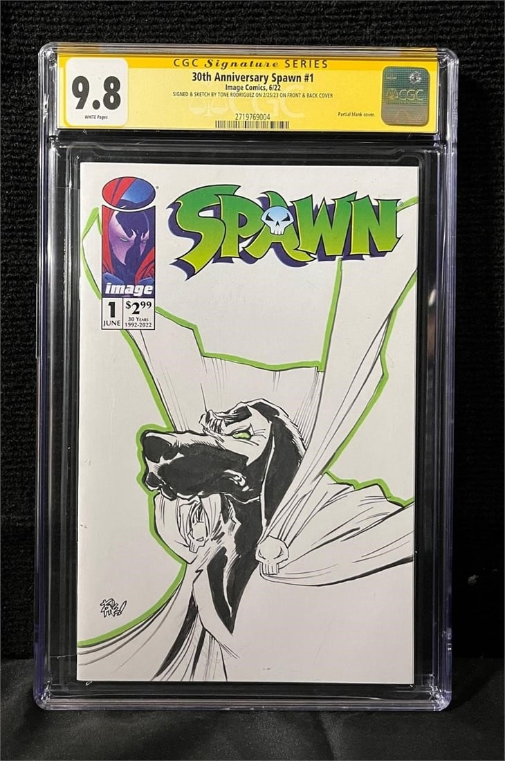 30th Ann. Spawn 1 Sign & Sketch by Tone Rodriguez (1 of 1)