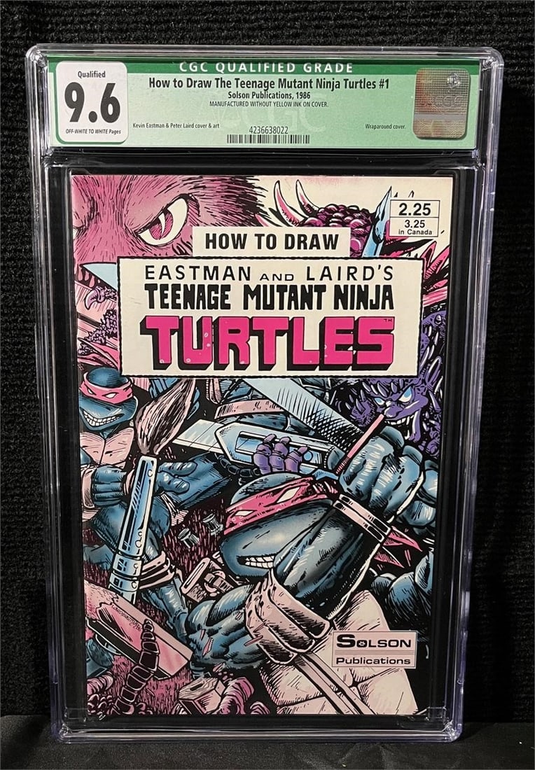 How to Draw TMNT 1 Error Variant CGC Q 9.6 (1 of 1)