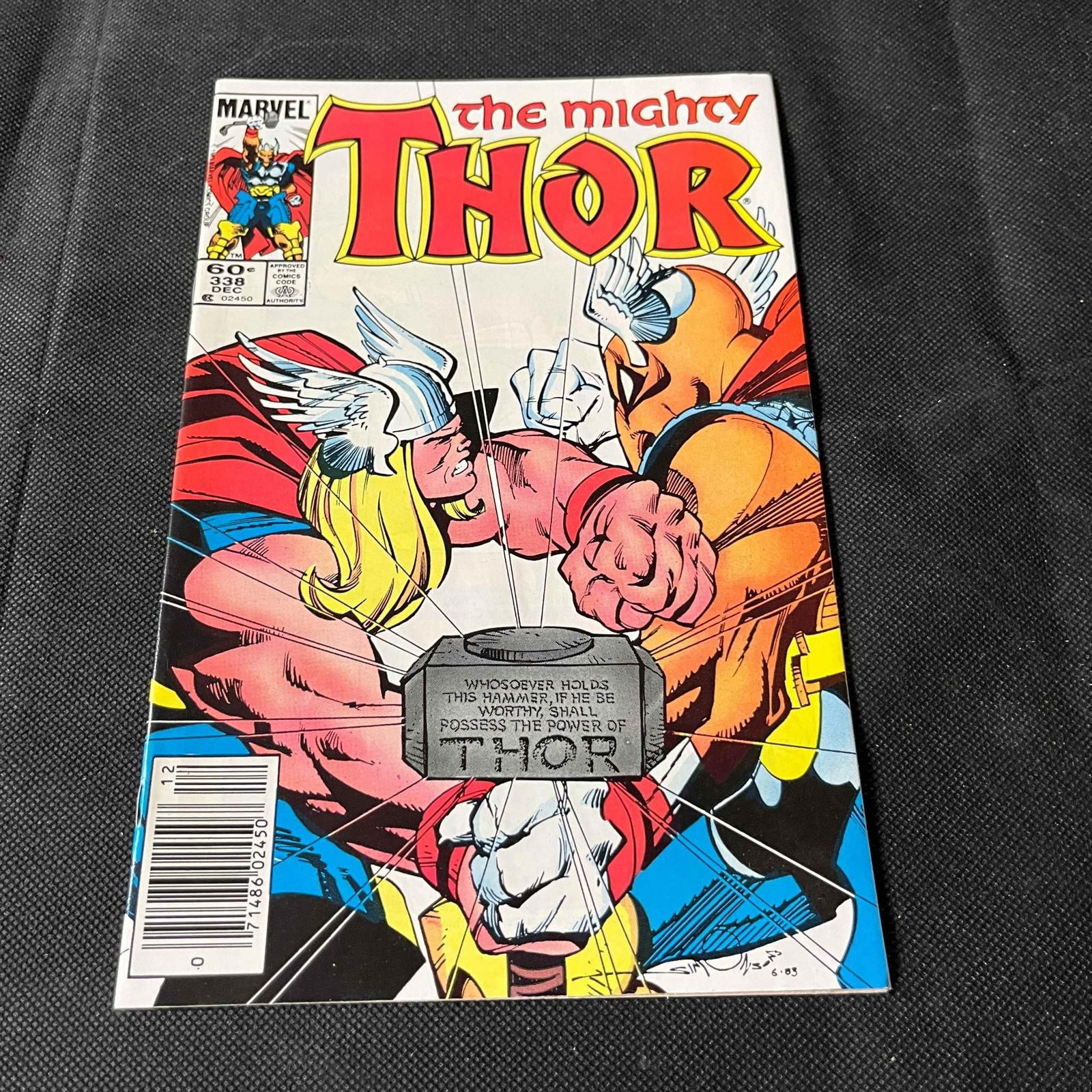 Thor 338 2nd app Beta Ray Bill Newsstand Edition (1 of 2)