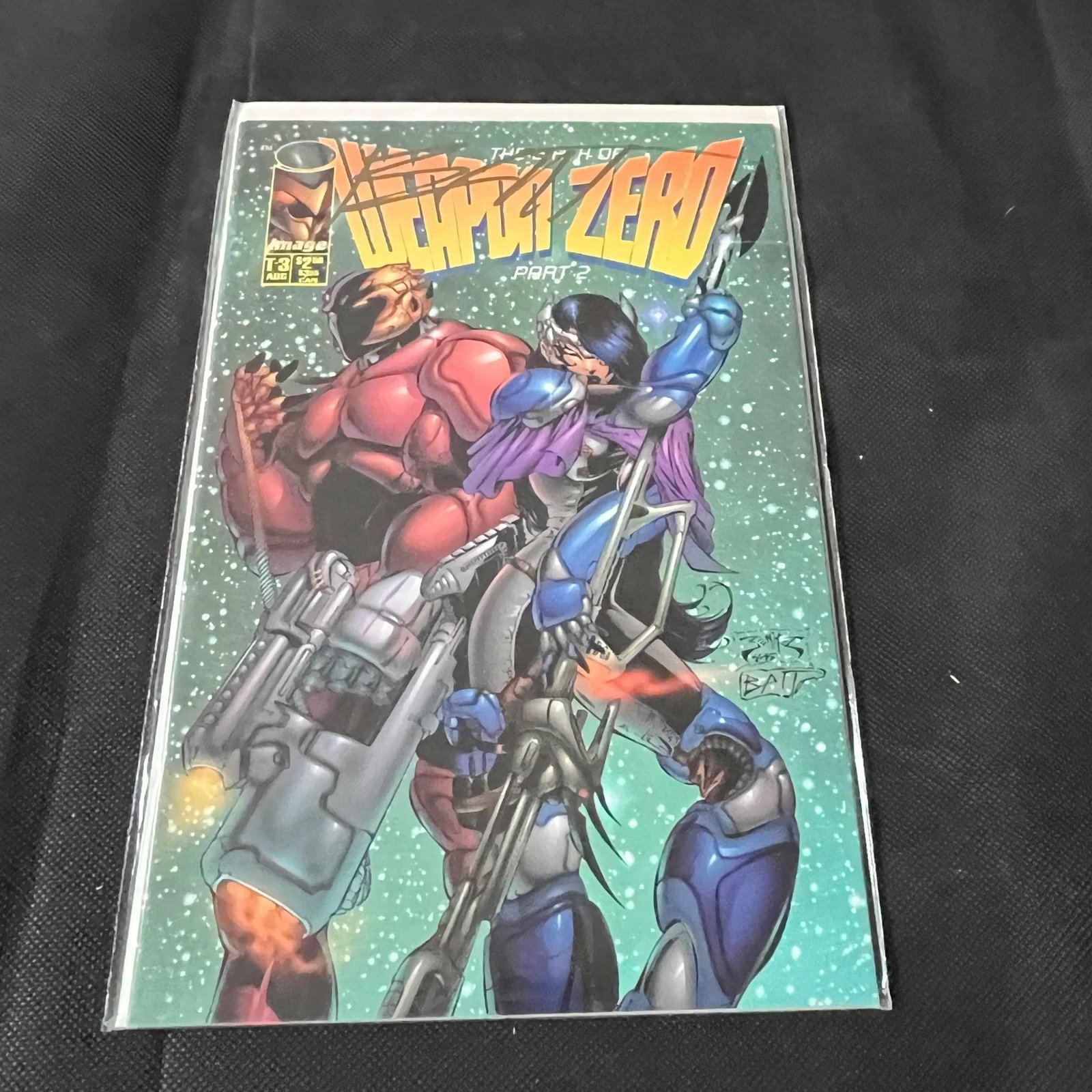 Weapon Zero T-3 Signed by Batt DF Edition: Dynamic Forces Signed Edition. It comes with the COA and is still sealed with the DF Seal. We are a veteran owned company. Please look at the pictures carefully to determine what you believe the condi