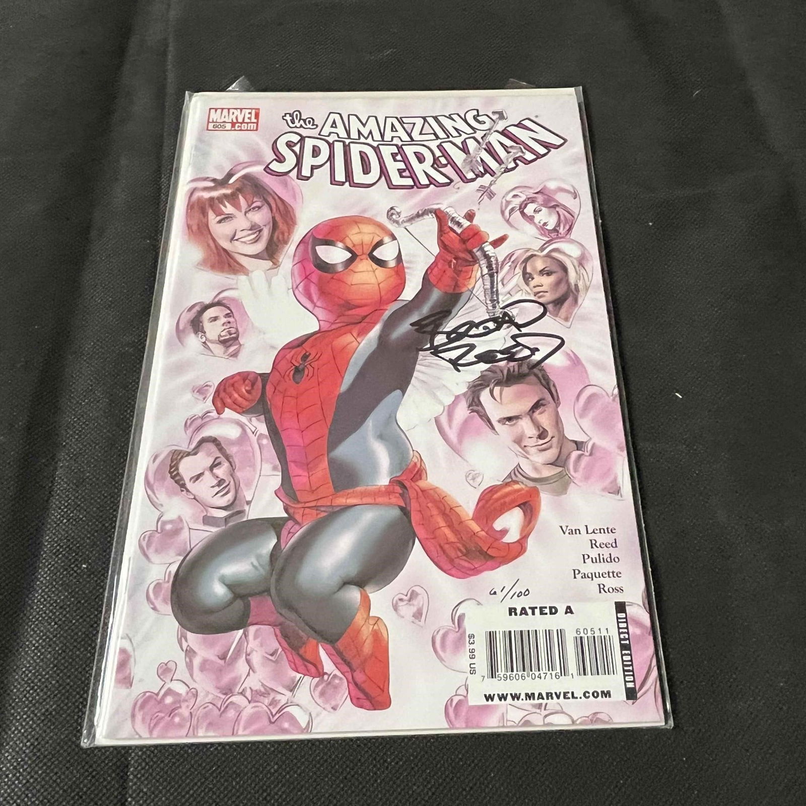 Amazing Spider-man 605 Signed by Brian Reed (1 of 2)