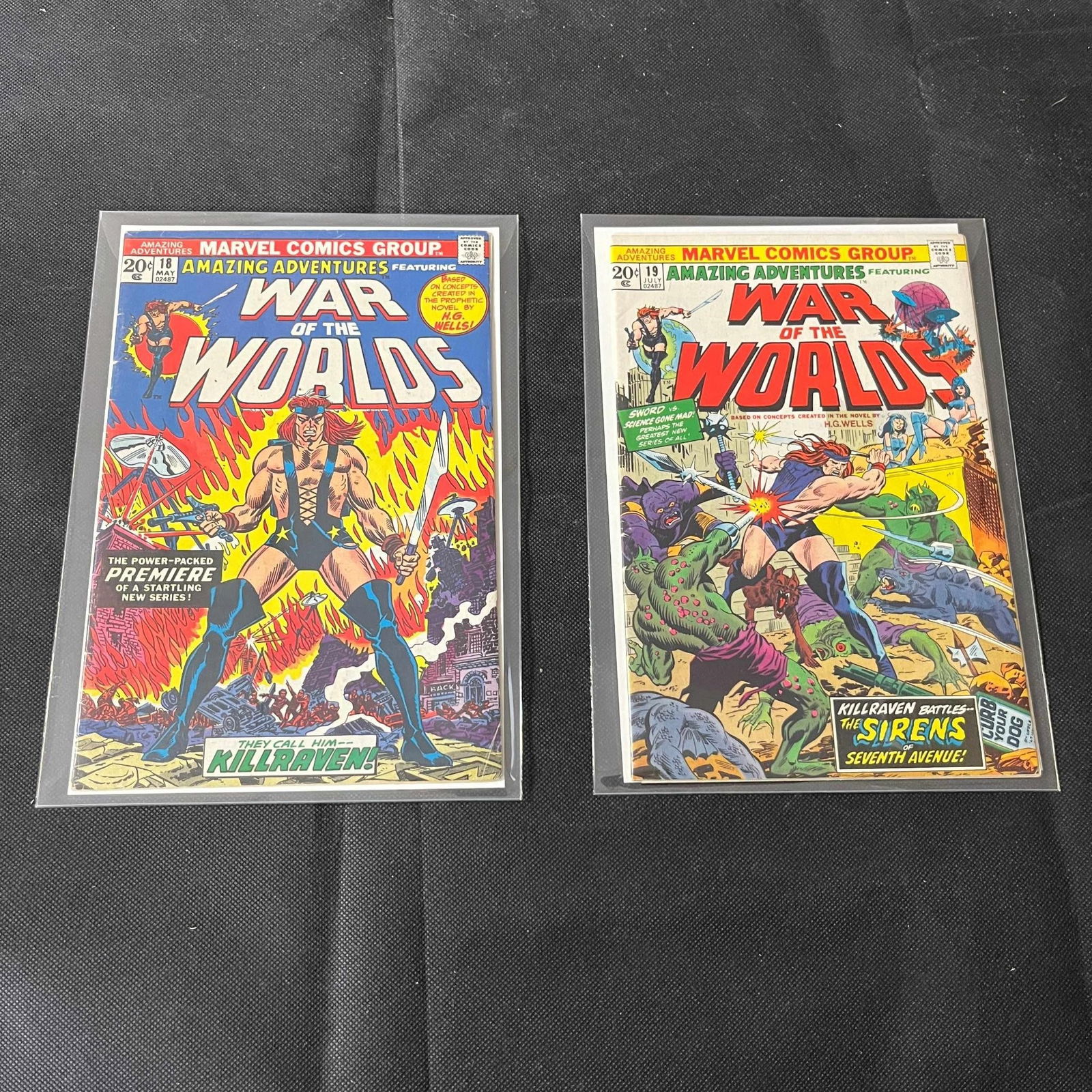 Amazing Adventures 18 & 19 1st app Killraven (1 of 1)