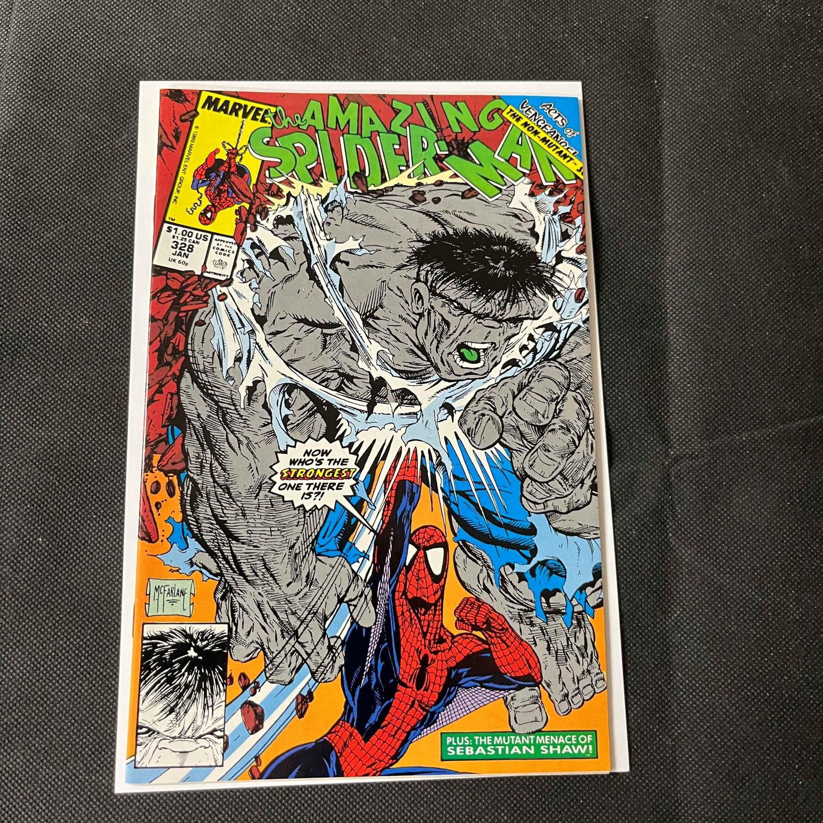 Amazing Spider-man 328 Todd McFarlane Art: We are a veteran owned company. Please look at the pictures carefully to determine what you believe the condition of collectible is. We are currently accepting consignments. Email us a aeronhouse1994@