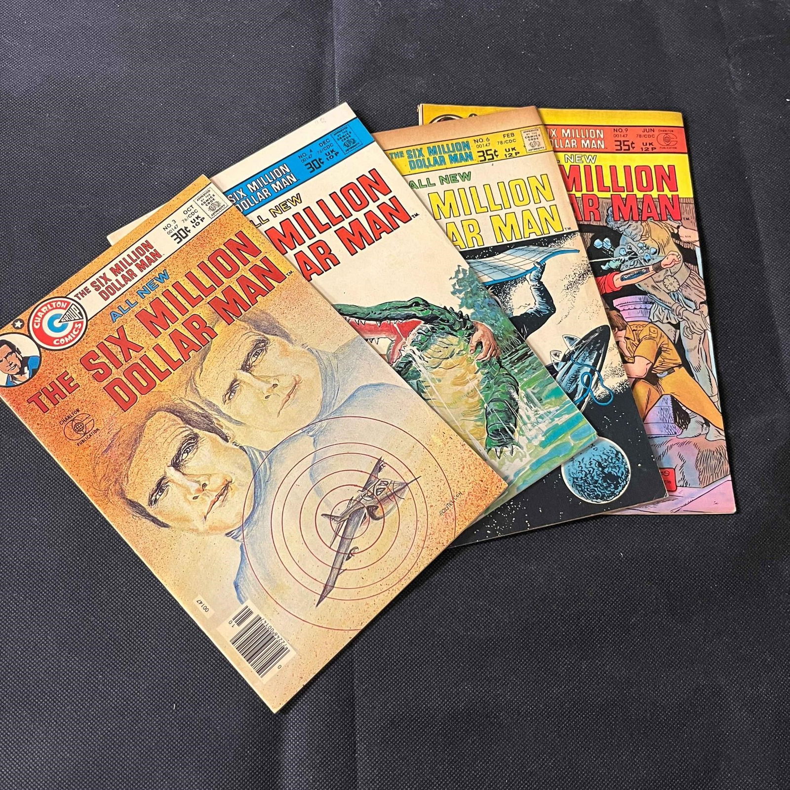 Six Million Dollar Man Charlton Comic Lot (1 of 1)