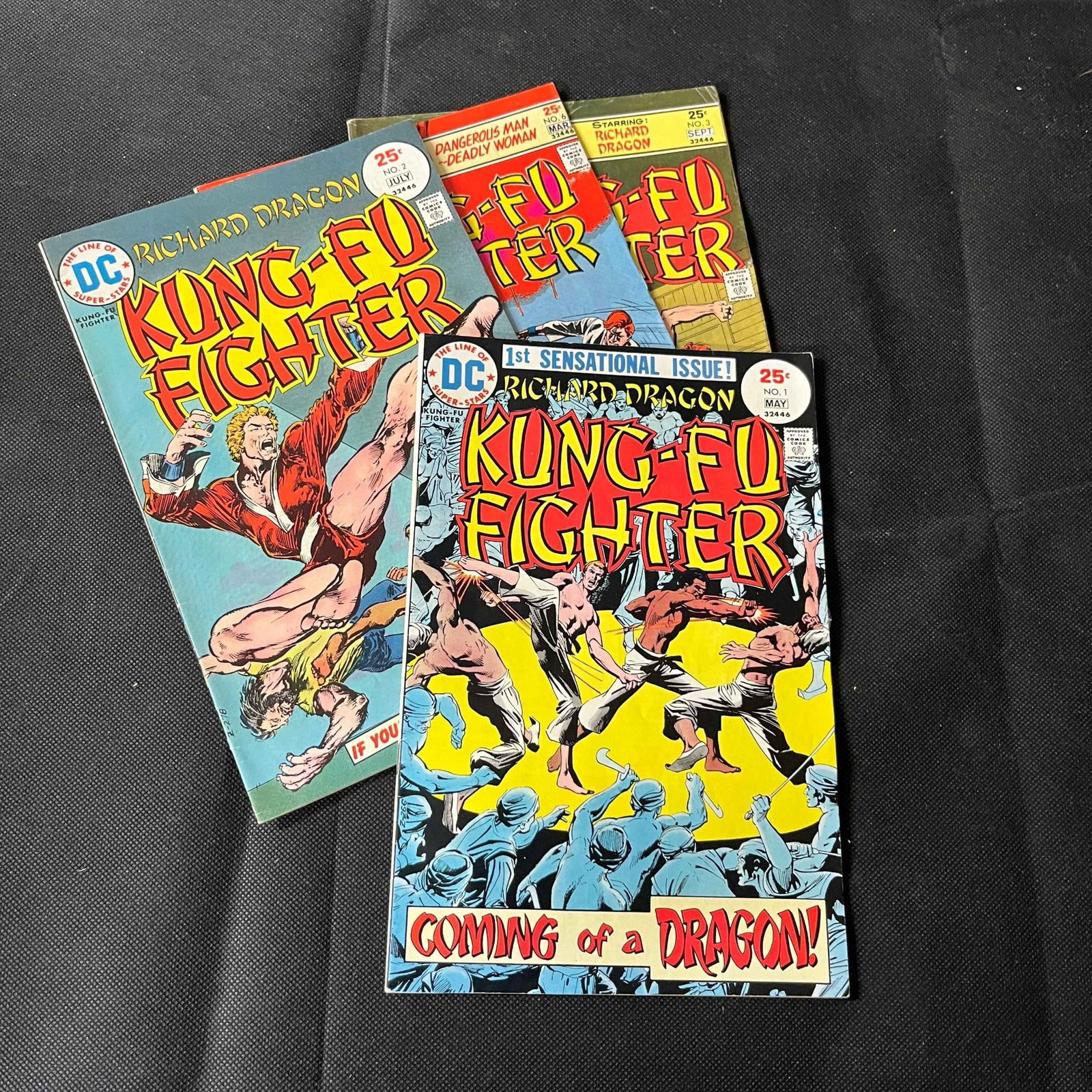 Kung Fu Fighter 1-4 DC Bronze Age: We are a veteran owned company. Please look at the pictures carefully to determine what you believe the condition of collectible is. We are currently accepting consignments. Email us a aeronhouse1994@