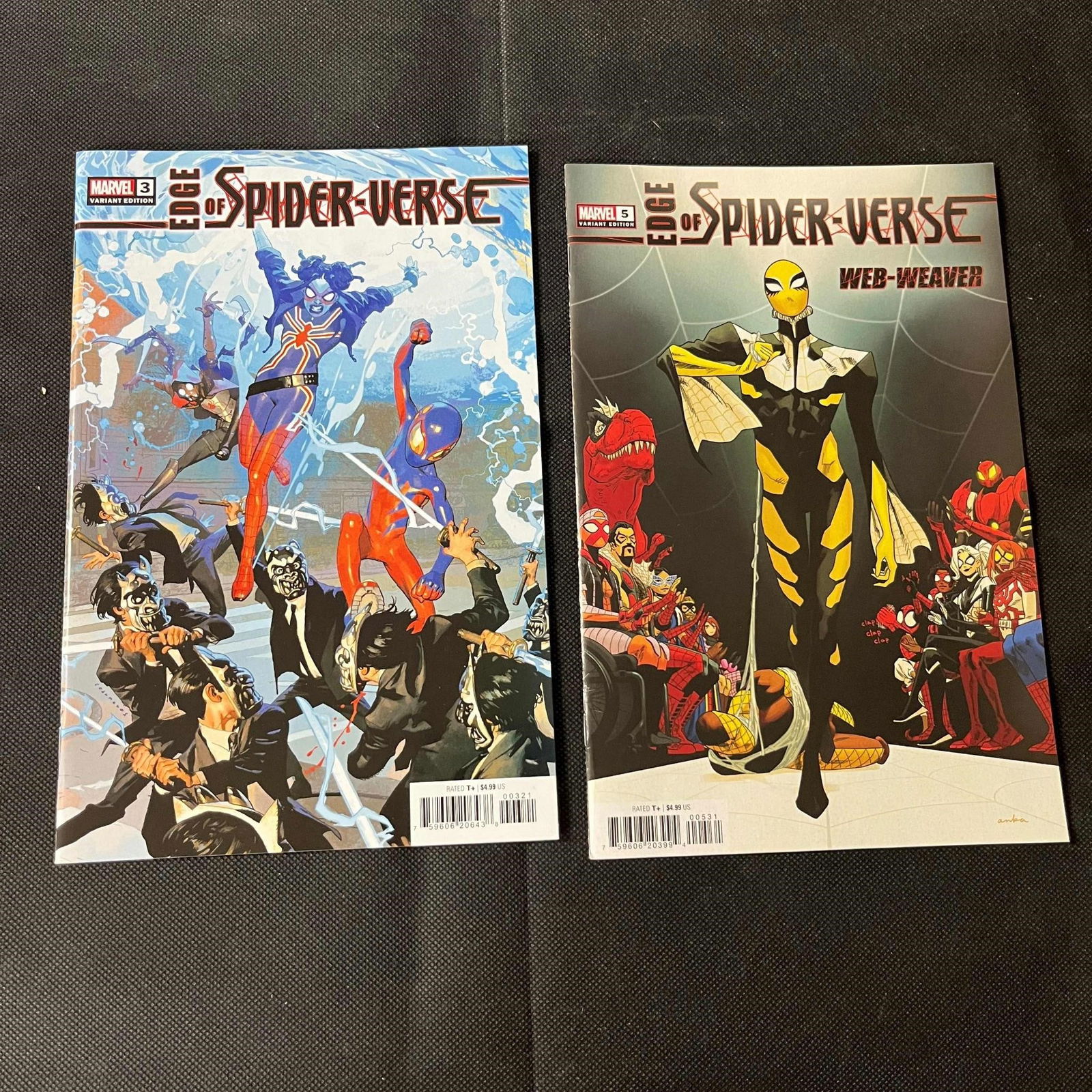 Edge of the Spider-verse 3 & 5 Variant Covers (1 of 2)