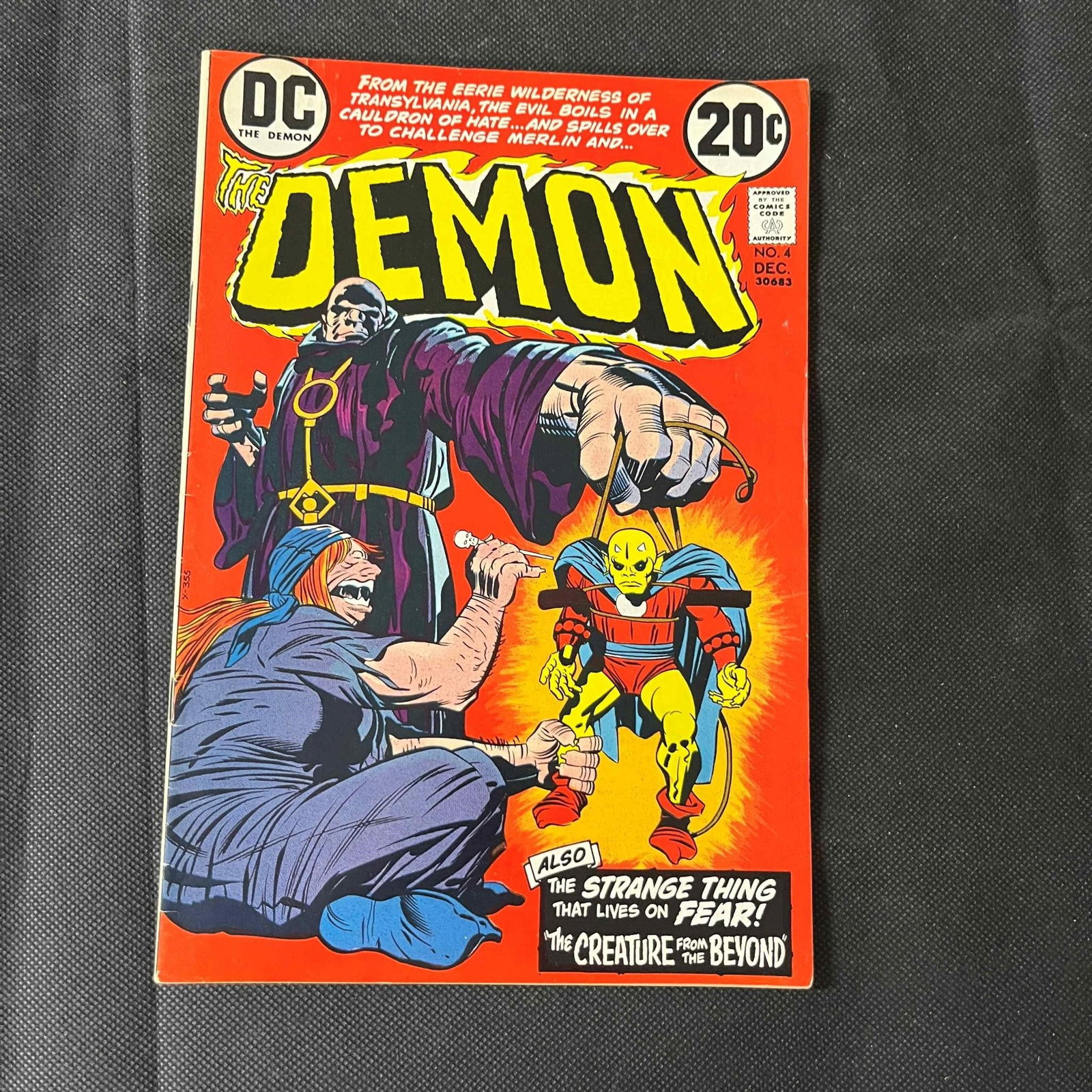 Demon 3 DC Jack Kirby Bronze Age Series: We are a veteran owned company. Please look at the pictures carefully to determine what you believe the condition of collectible is. We are currently accepting consignments. Email us a aeronhouse1994@