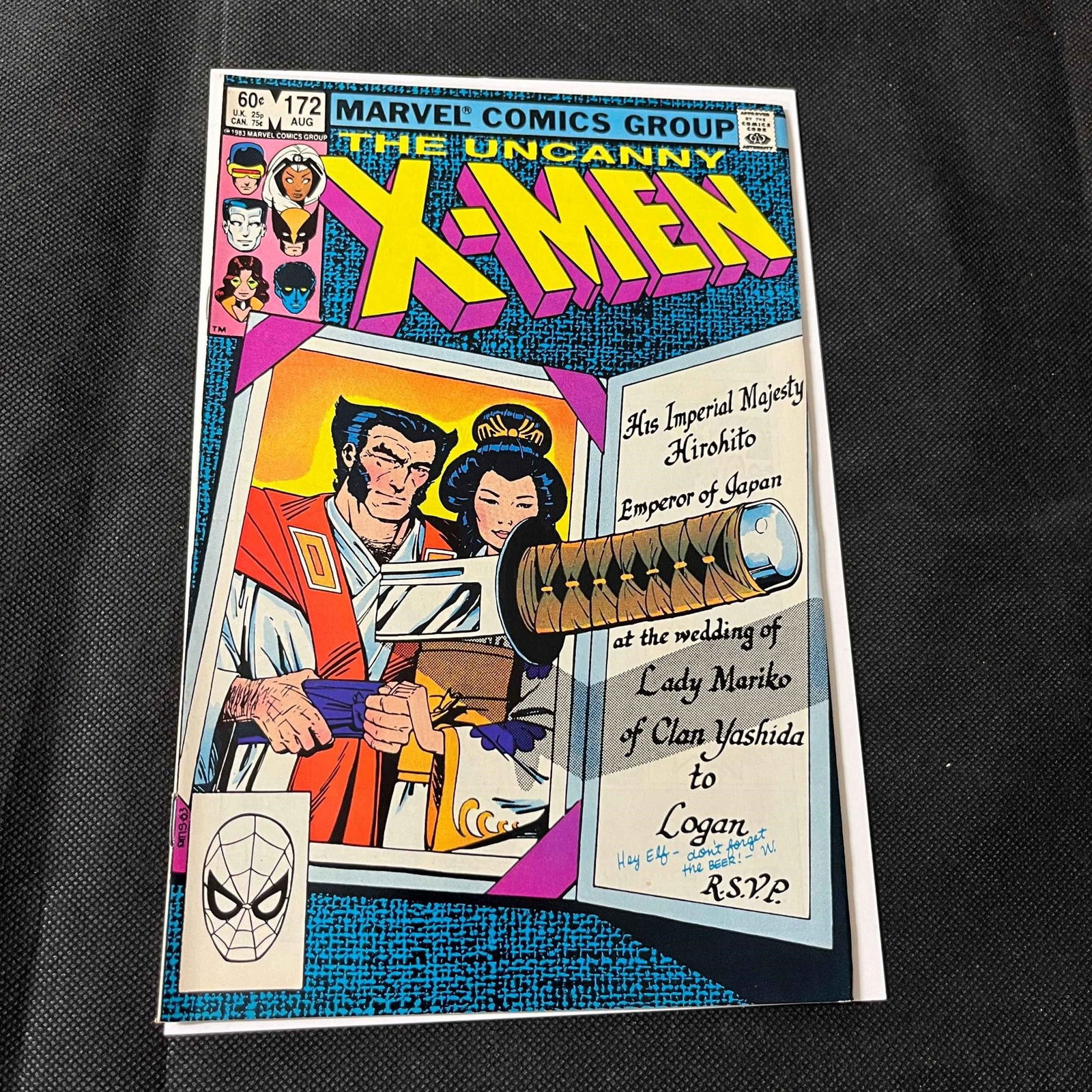 X-men 172 Wolverine Mariko Wedding Cover (1 of 2)