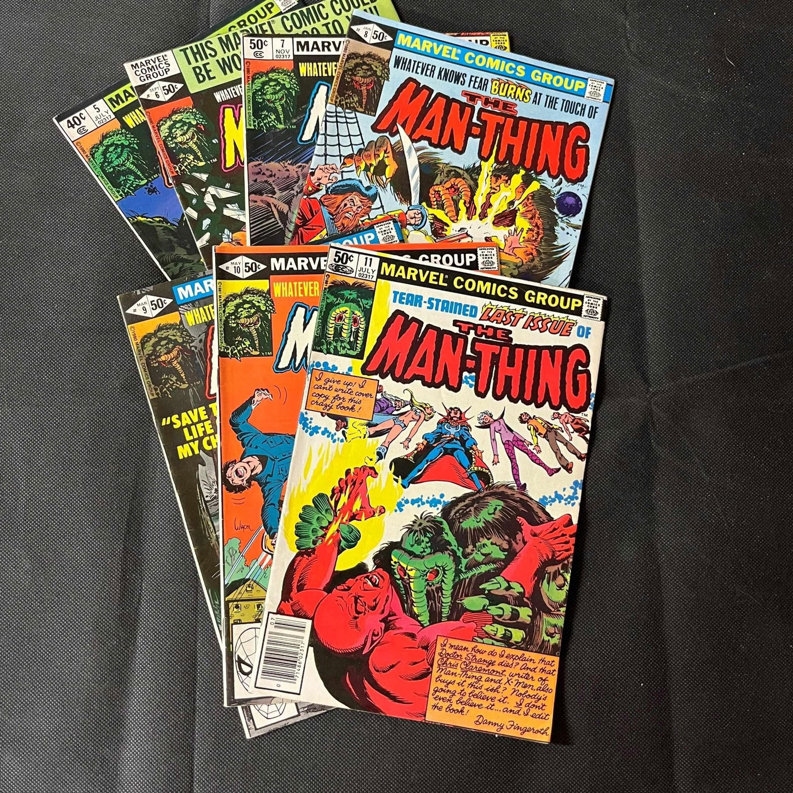 Man-Thing Marvel Bronze Age 2nd Series Lot (1 of 2)