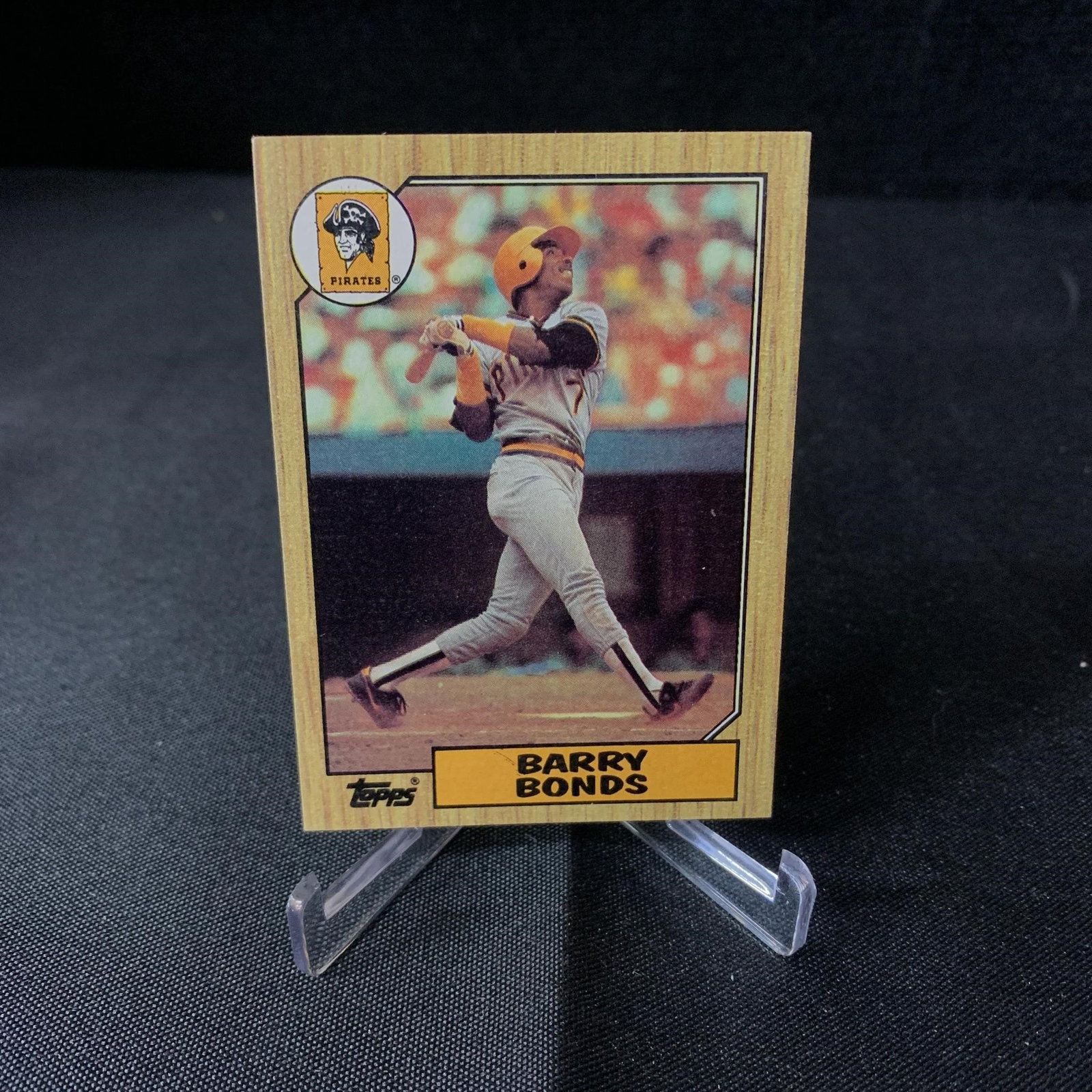 ROOKIE CARD 1987 TOPPS BARRY BONDS (1 of 2)