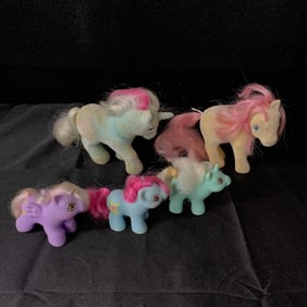 Lot of 3 G1 MLP Newborn Ponies
