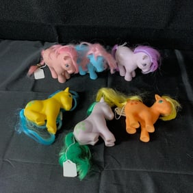 Complete set of G1 MLP Earth Ponies