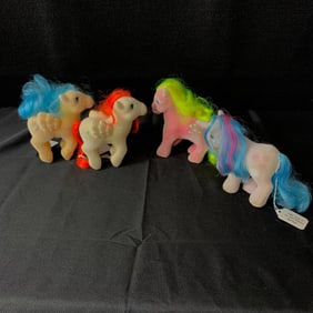 Lot of 6 G1 So-Soft G1 MLP Ponies