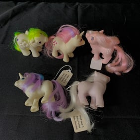 Lot of 5 G1 MLP Baby Ponies