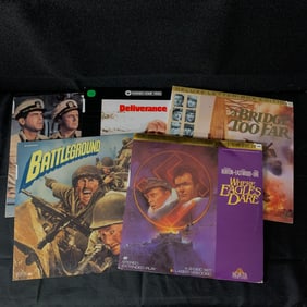 Vintage Action Movie LaserDiscs