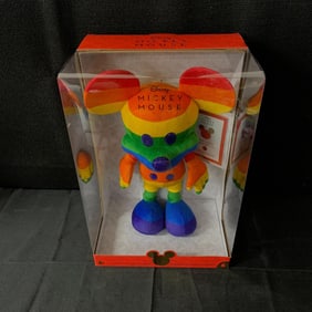 Special Edition Rainbow Amazon Exclusive Mickey Designer Plush NIB
