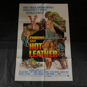 Chrome & Hot Leather Original Movie Poster