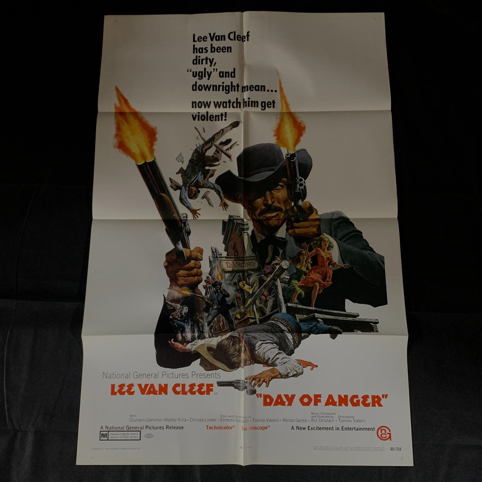 Day of Anger Original Movie Poster (1 of 5)