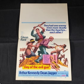 Day of the Evil Gun Orginal Window Card
