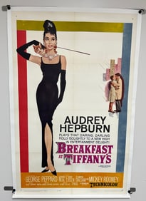 Breakfast At Tiffany's Original One-Sheet Linen Back Poster