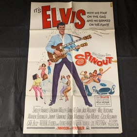 Spinout Original Elvis One-Sheet Movie Poster