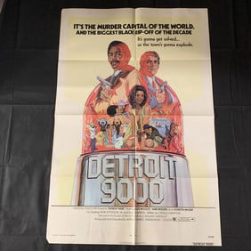 Detroit 9000 Original One-Sheet Movie Poster